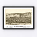 Vintage Map of St. Johnsville, New York 1890
