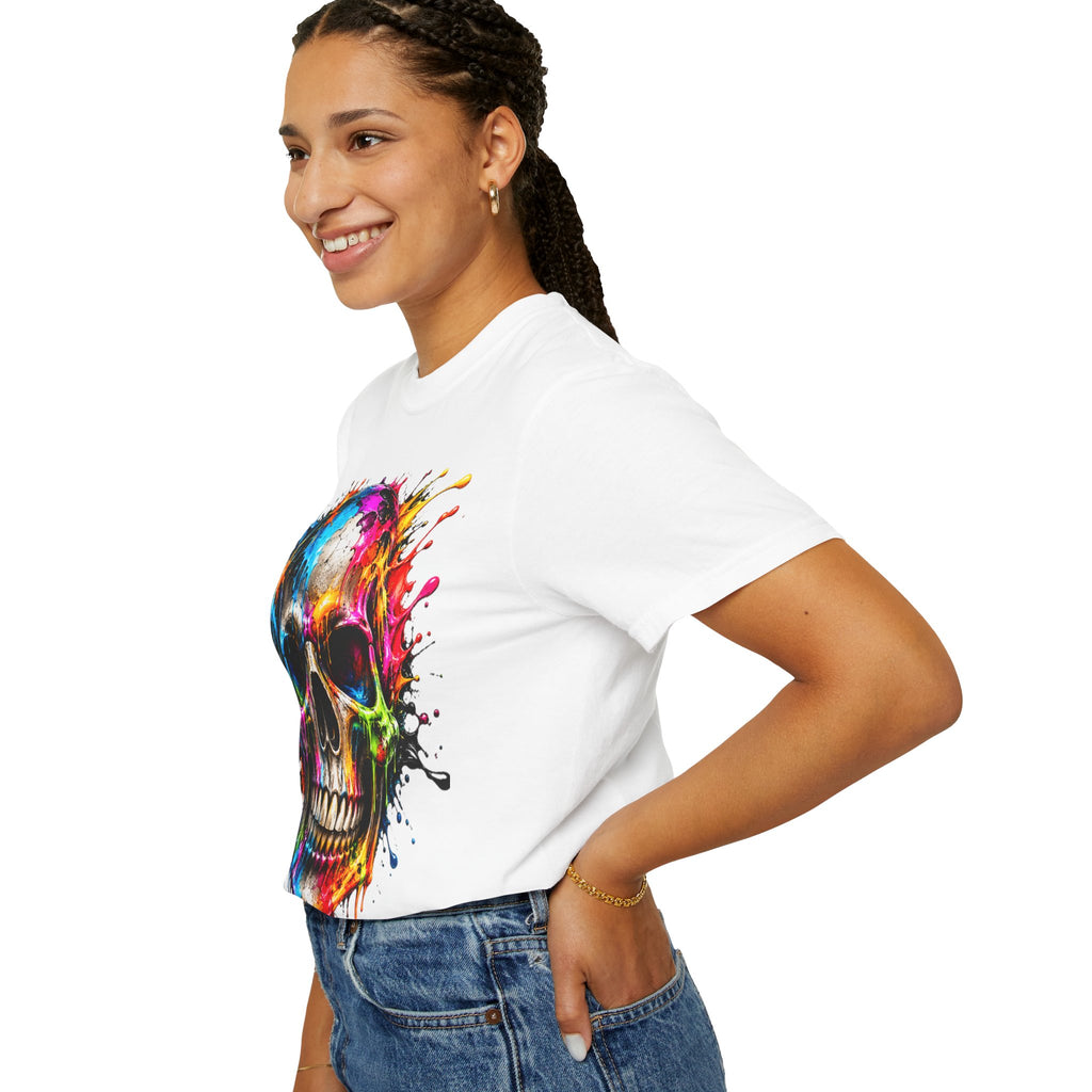 Color Splash Skull T-Shirt