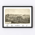 Vintage Map of Salem, New York 1889