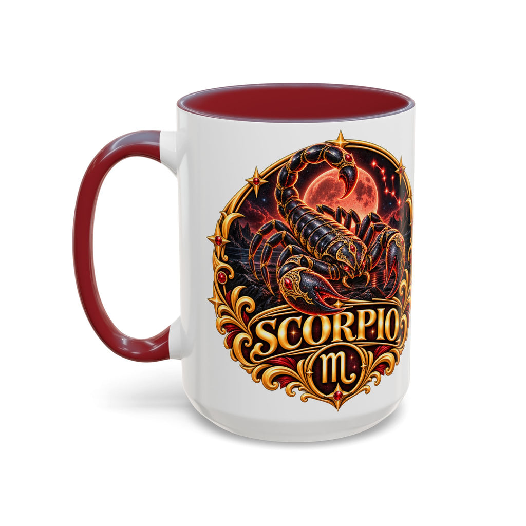 Scorpio Zodiac Coffee Mug — Bold Scorpion Astrology Design (11/15oz)