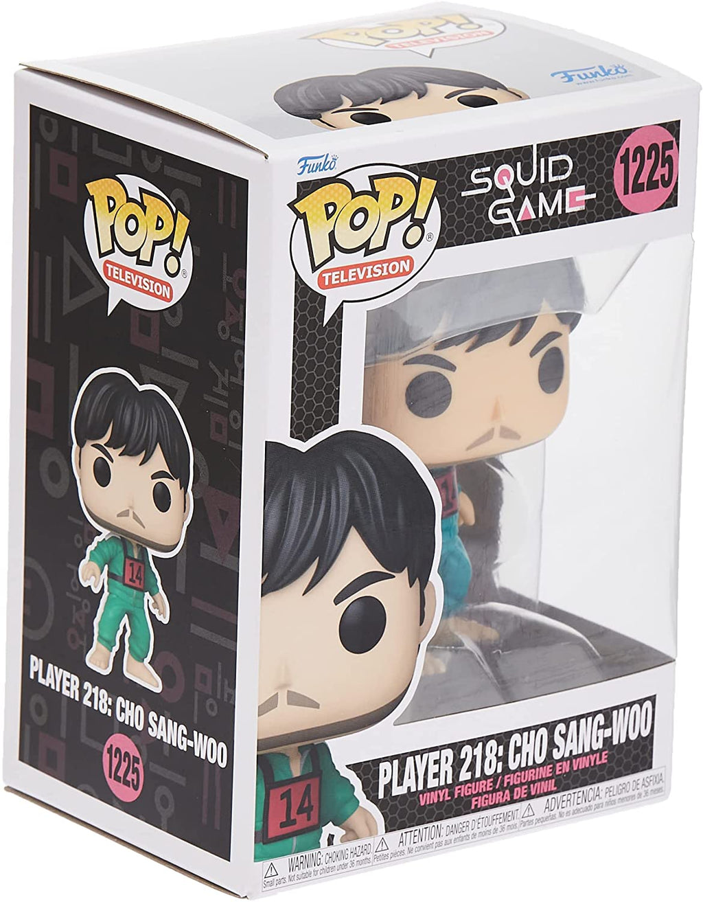 Funko POP! Squid Game Player 218 Cho Sang-Woo Vinyl Figure #1225