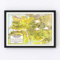Vintage Map of Longview, Washington 1923