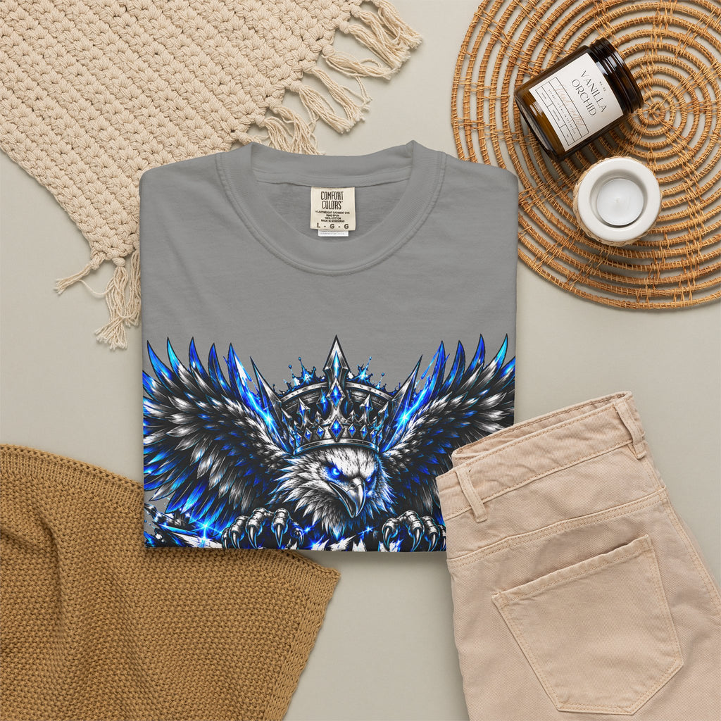 Dominate Eagle Graphic T-Shirt — Bold Crowned Eagle Design