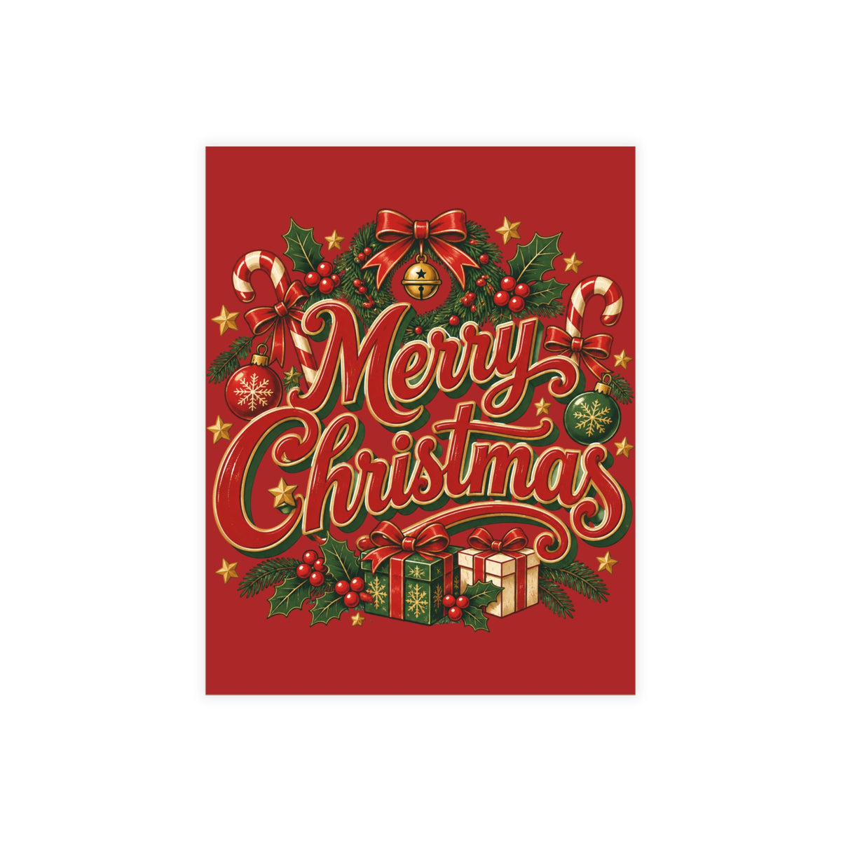 Merry Christmas Postcard Bundles (envelopes included)