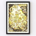 Vintage Map of Baltimore County, Maryland 1935