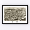 Vintage Map of Schenectady, New York 1882