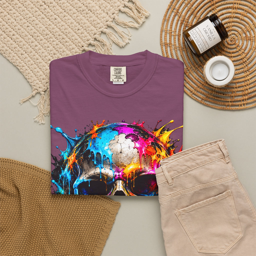 Color Splash Skull T-Shirt