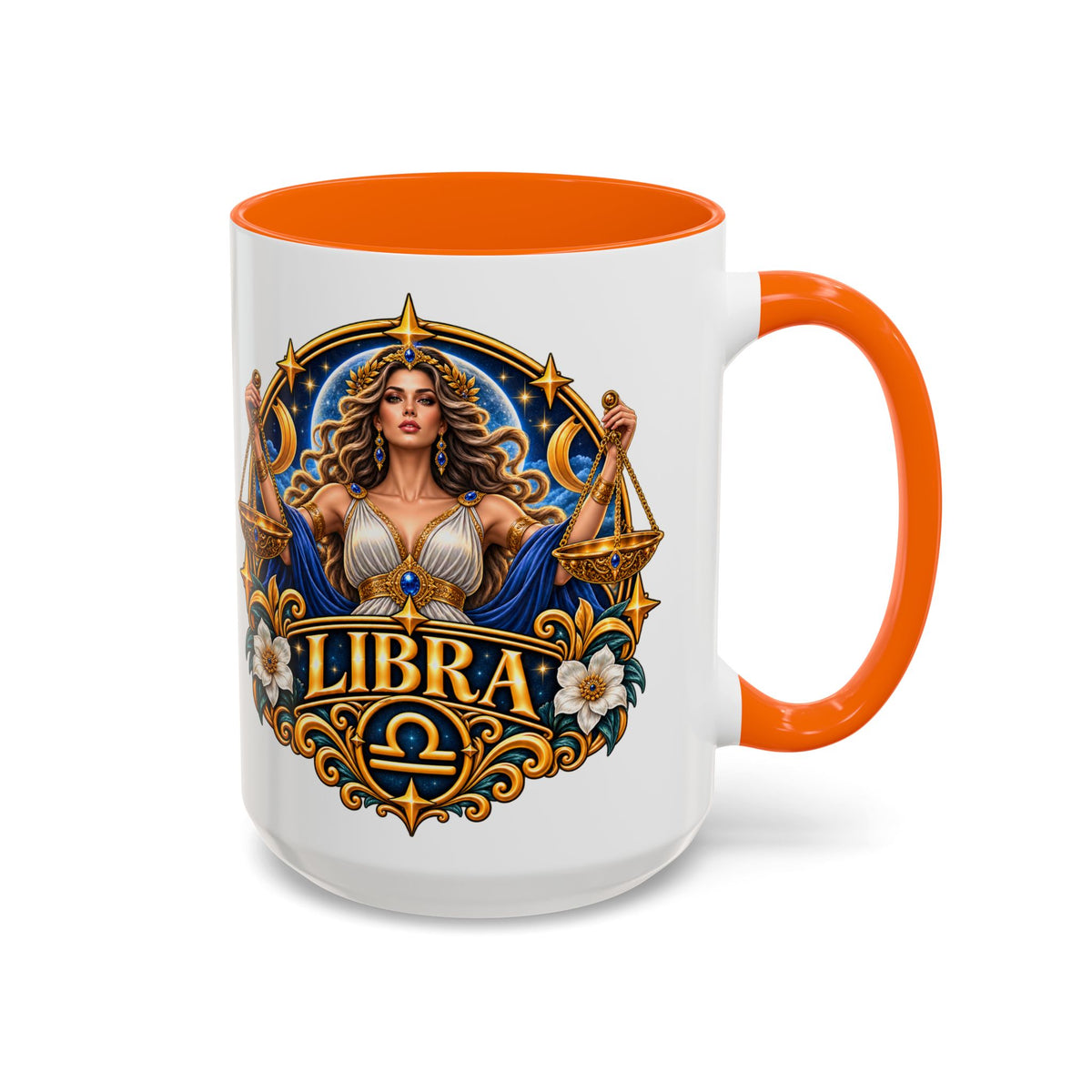 Libra Zodiac Coffee Mug – Elegant Horoscope Astrology Gift (11/15oz)
