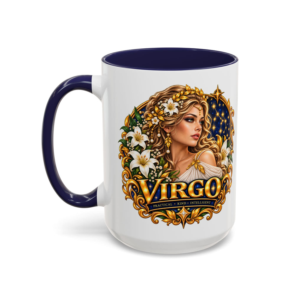 Virgo Zodiac Coffee Mug — Astrology Gift Mug (11/15oz)