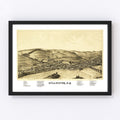 Vintage Map of Stillwater, New York 1889