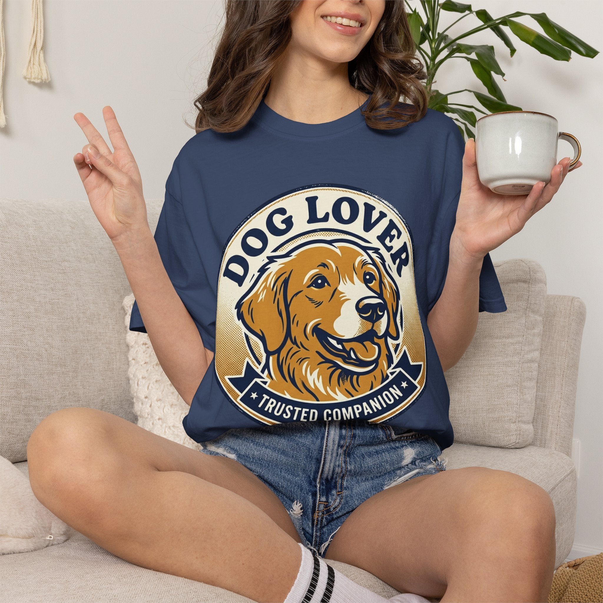 Dog Lover T-Shirt — "Trusted Companion" Graphic Tee