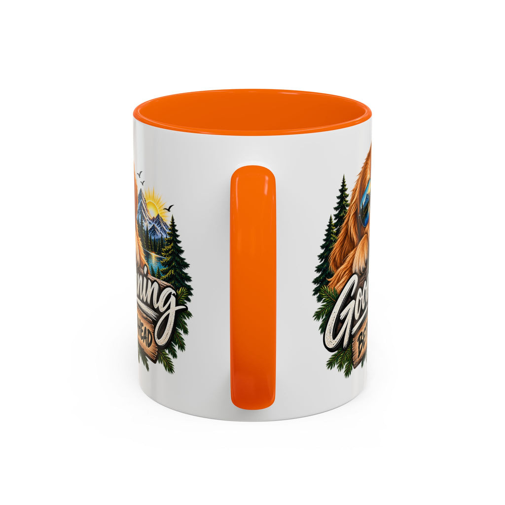 Good Morning Dog Coffee Mug — 'Good Morning, Better Days Ahead' Accent Mug