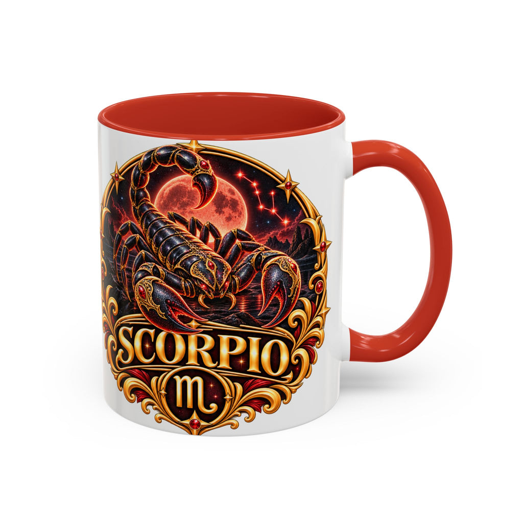 Scorpio Zodiac Coffee Mug — Bold Scorpion Astrology Design (11/15oz)