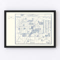 Vintage Map of Las Vegas, Nevada 1920