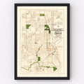 Vintage Map of Omaha, Nebraska 1898