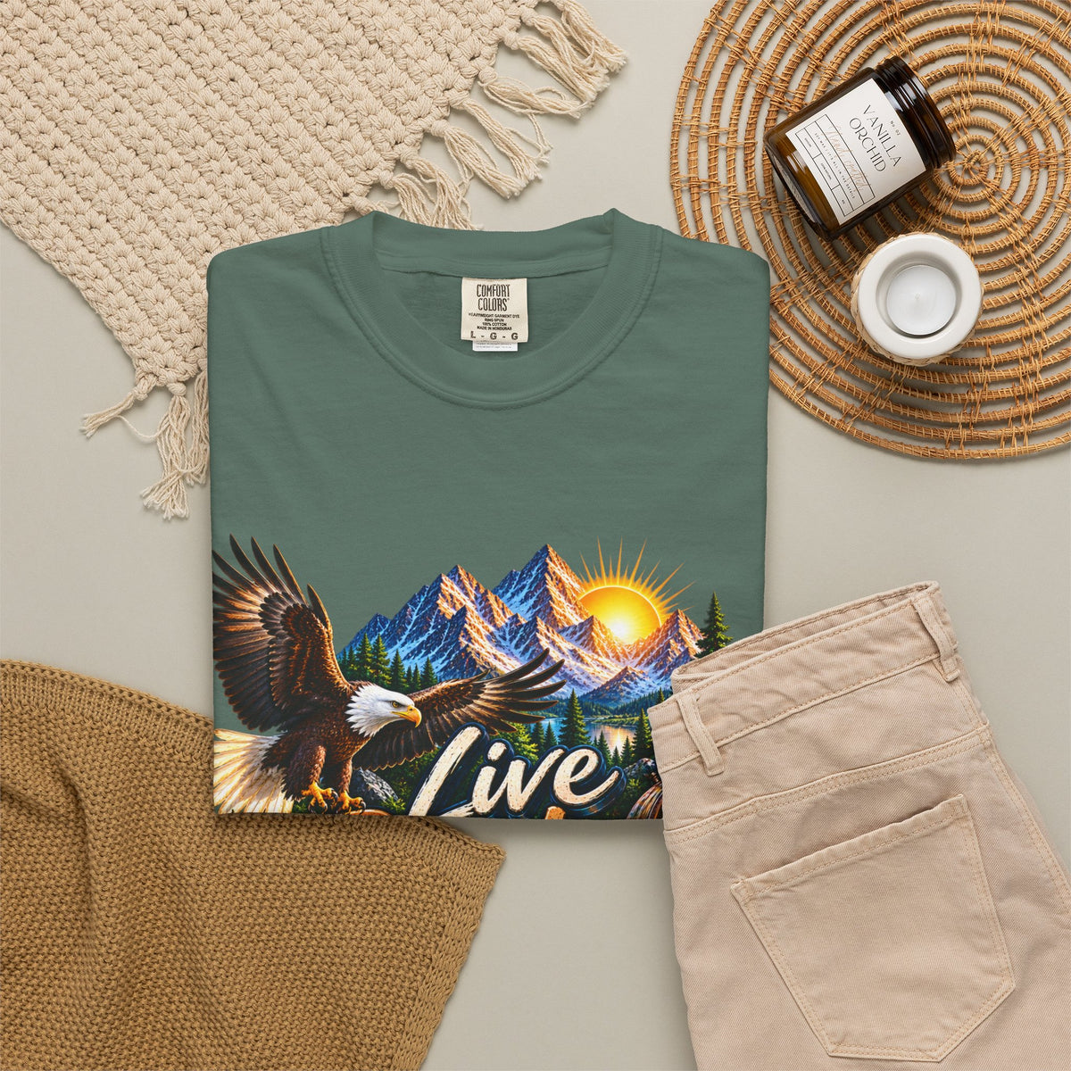 Adventure T-Shirt — "Live Bolder: Explore More, Stay Wild" Graphic Tee