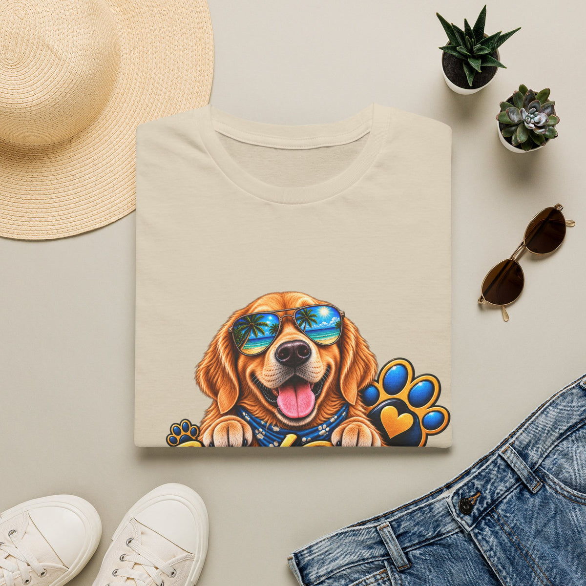 Good Dogs Make Life Better T-Shirt — Cute Golden Retriever Graphic Tee