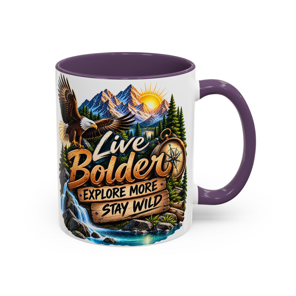 Live Bolder Explore More Stay Wild Coffee Mug