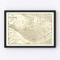 Vintage Map of St. Louis, Missouri 1901