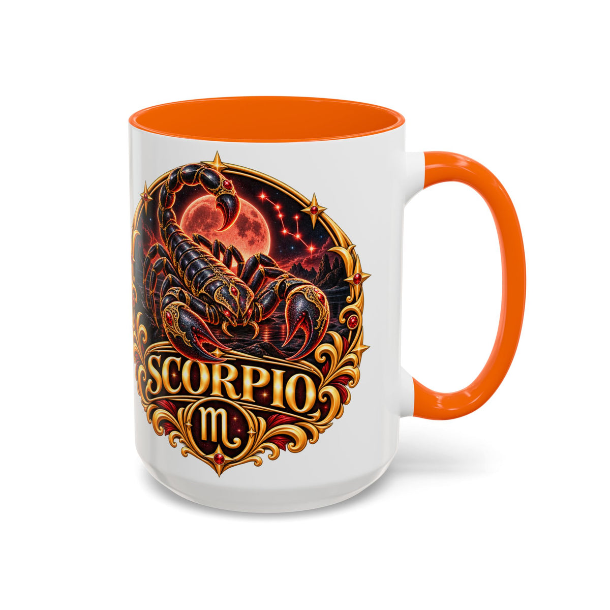 Scorpio Zodiac Coffee Mug — Bold Scorpion Astrology Design (11/15oz)