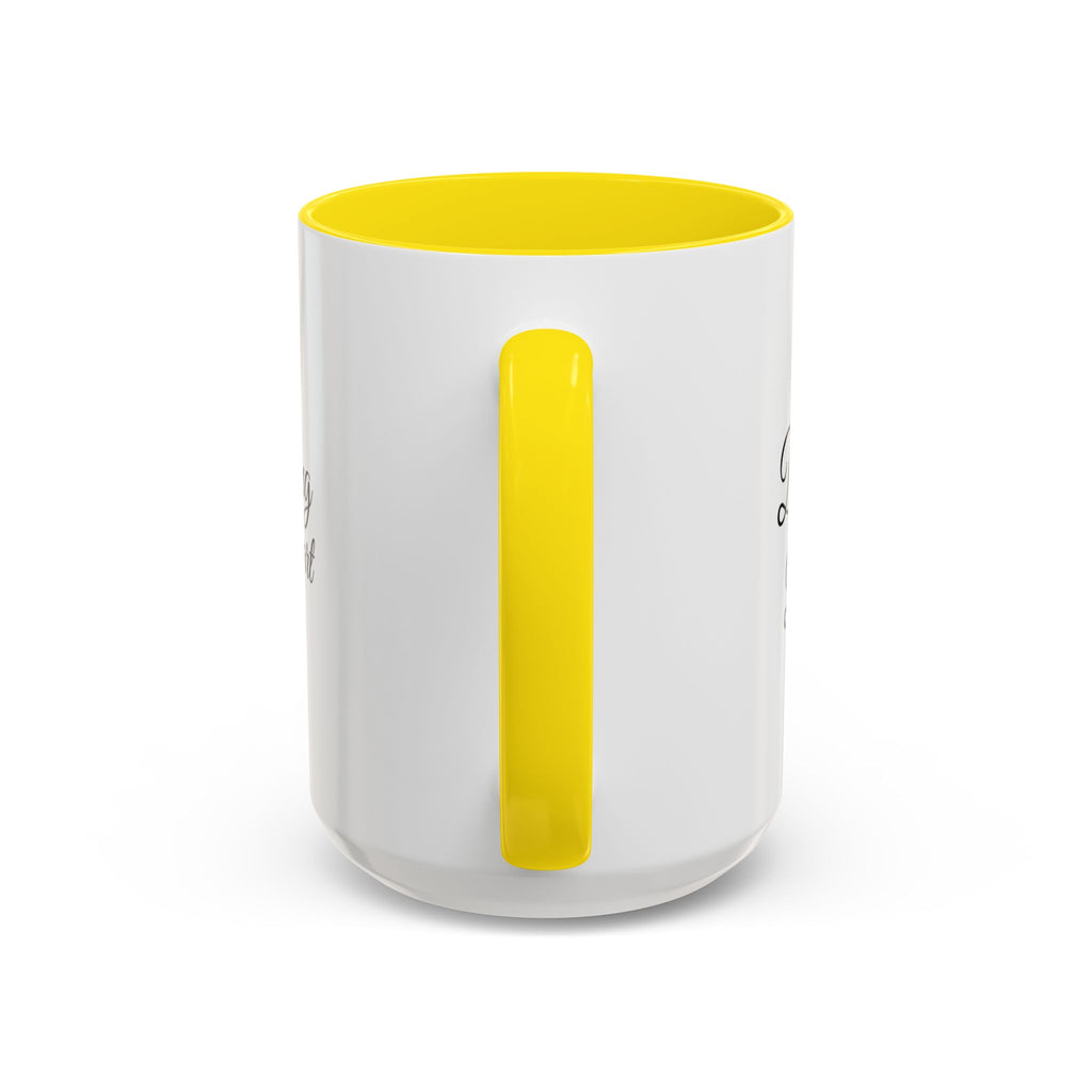Stop Dreaming Start Doing! Accent Coffee Mug — Motivational 11/15oz