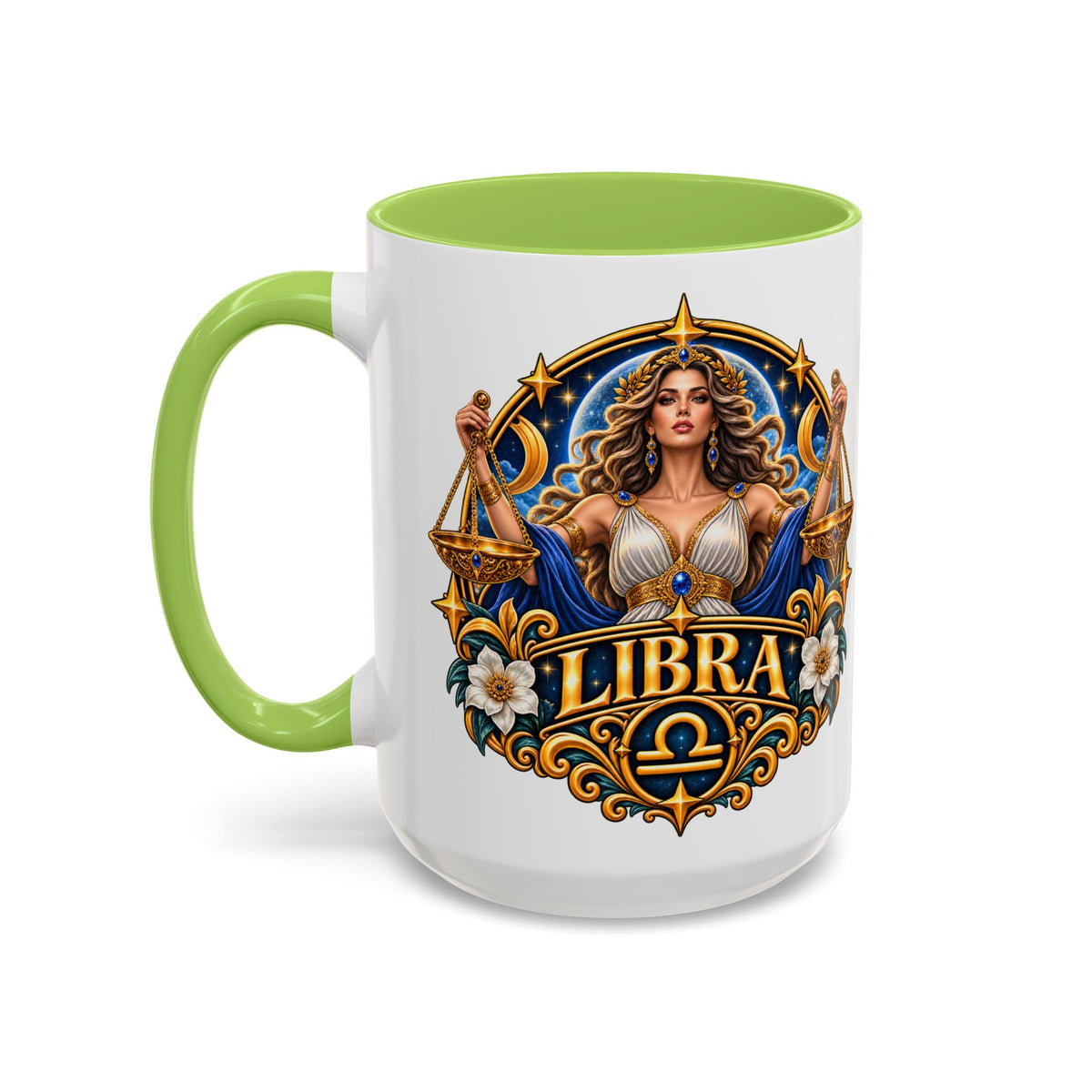 Libra Zodiac Coffee Mug – Elegant Horoscope Astrology Gift (11/15oz)