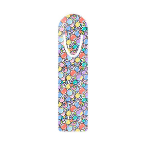 Bubble Pattern Bookmark — Colorful Pastel Bubbles Reading Bookmark