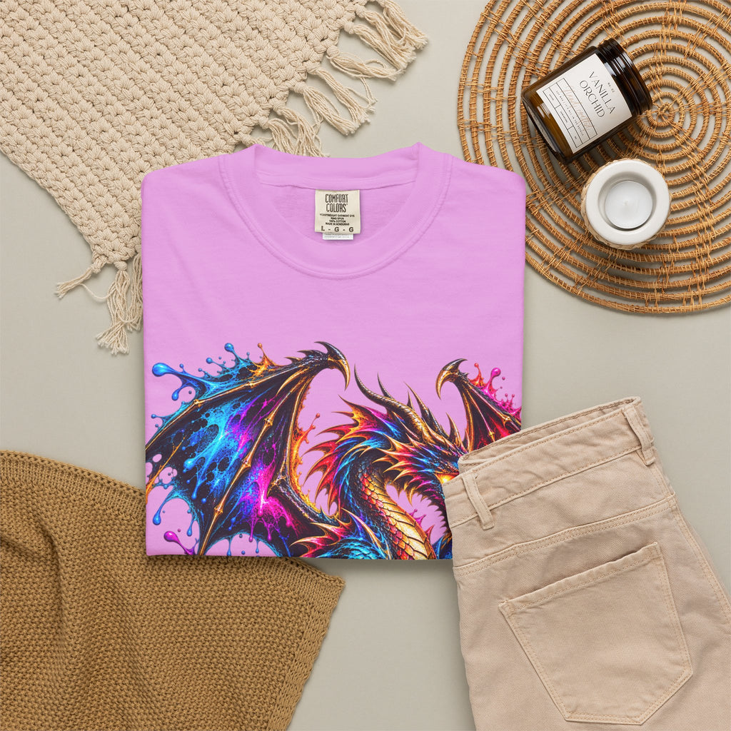 Vibrant Watercolor Dragon T-Shirt
