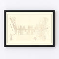 Vintage Map of St. Petersburg, Florida 1918