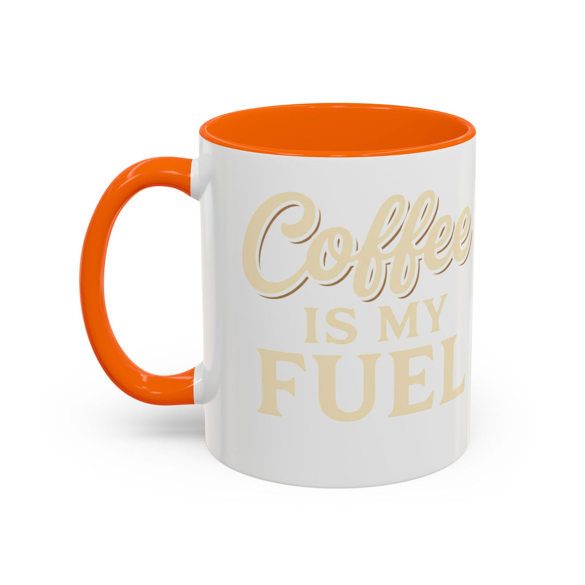 Coffee Is My Fuel Accent Coffee Mug — 11/15oz Ceramic Gift for Coffee Lovers