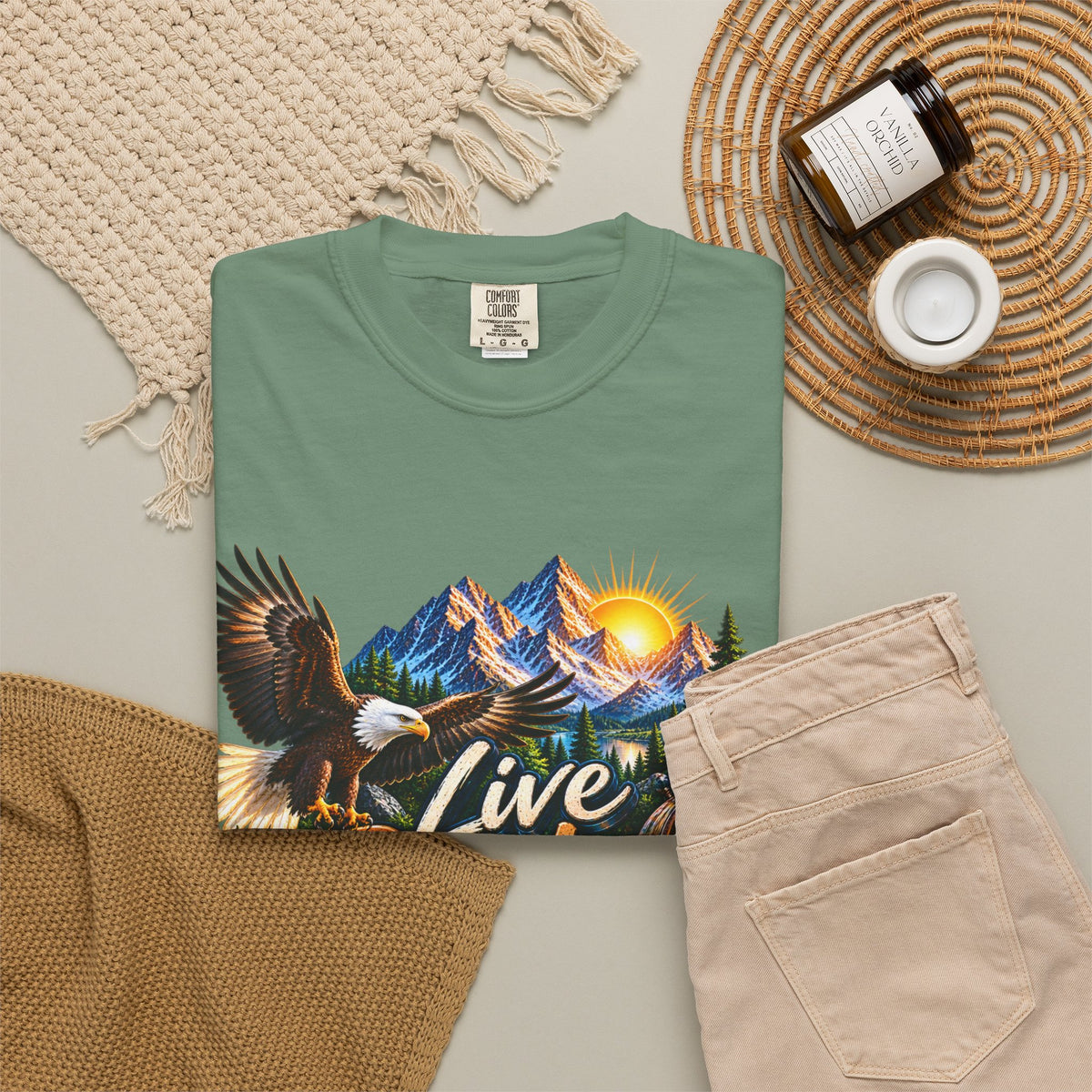 Adventure T-Shirt — "Live Bolder: Explore More, Stay Wild" Graphic Tee