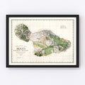 Vintage Map of Maui, 1903