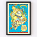 Vintage Map of Hawaii, 1931
