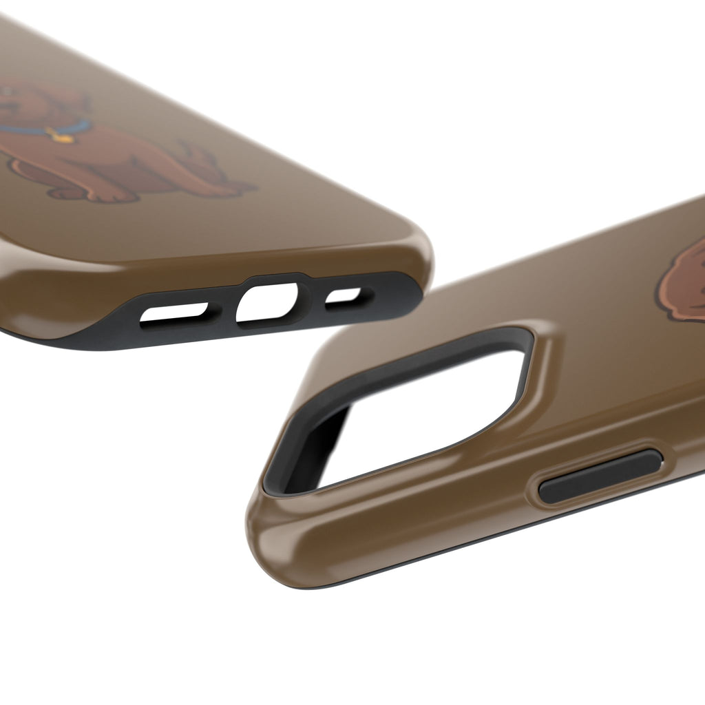 Chocolate Labrador Phone Case — Cute Dog Impact‑Resistant iPhone Cover
