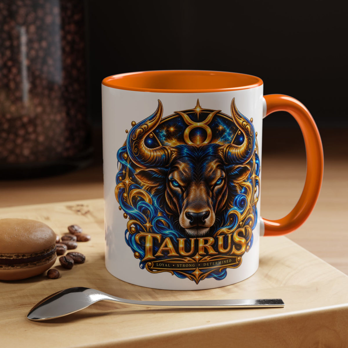 Taurus Coffee Mug — Zodiac Bull Accent Mug (11/15oz)