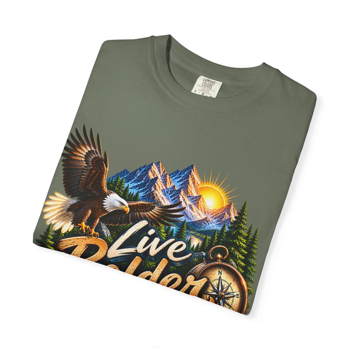 Adventure T-Shirt — "Live Bolder: Explore More, Stay Wild" Graphic Tee