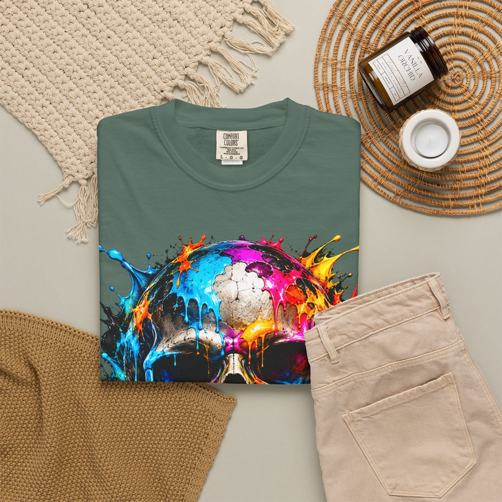 Color Splash Skull T-Shirt