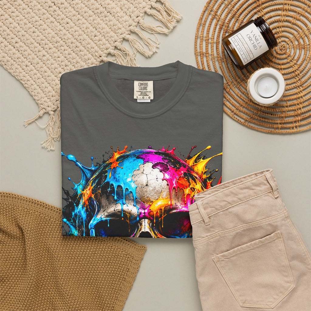 Color Splash Skull T-Shirt