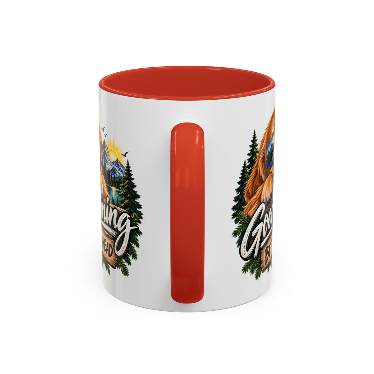 Good Morning Dog Coffee Mug — 'Good Morning, Better Days Ahead' Accent Mug