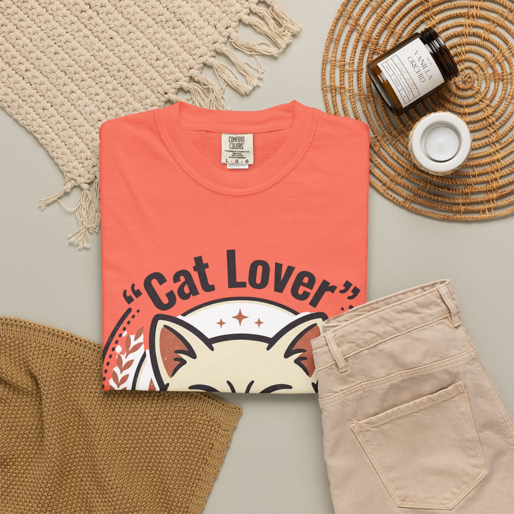 Cat Lover T-Shirt — "Proud & Purry" Retro Cat Graphic Tee