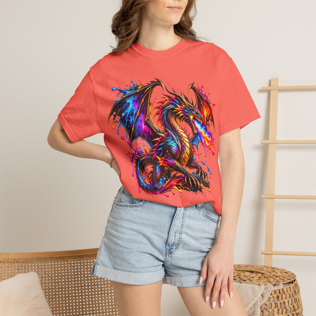 Vibrant Watercolor Dragon T-Shirt