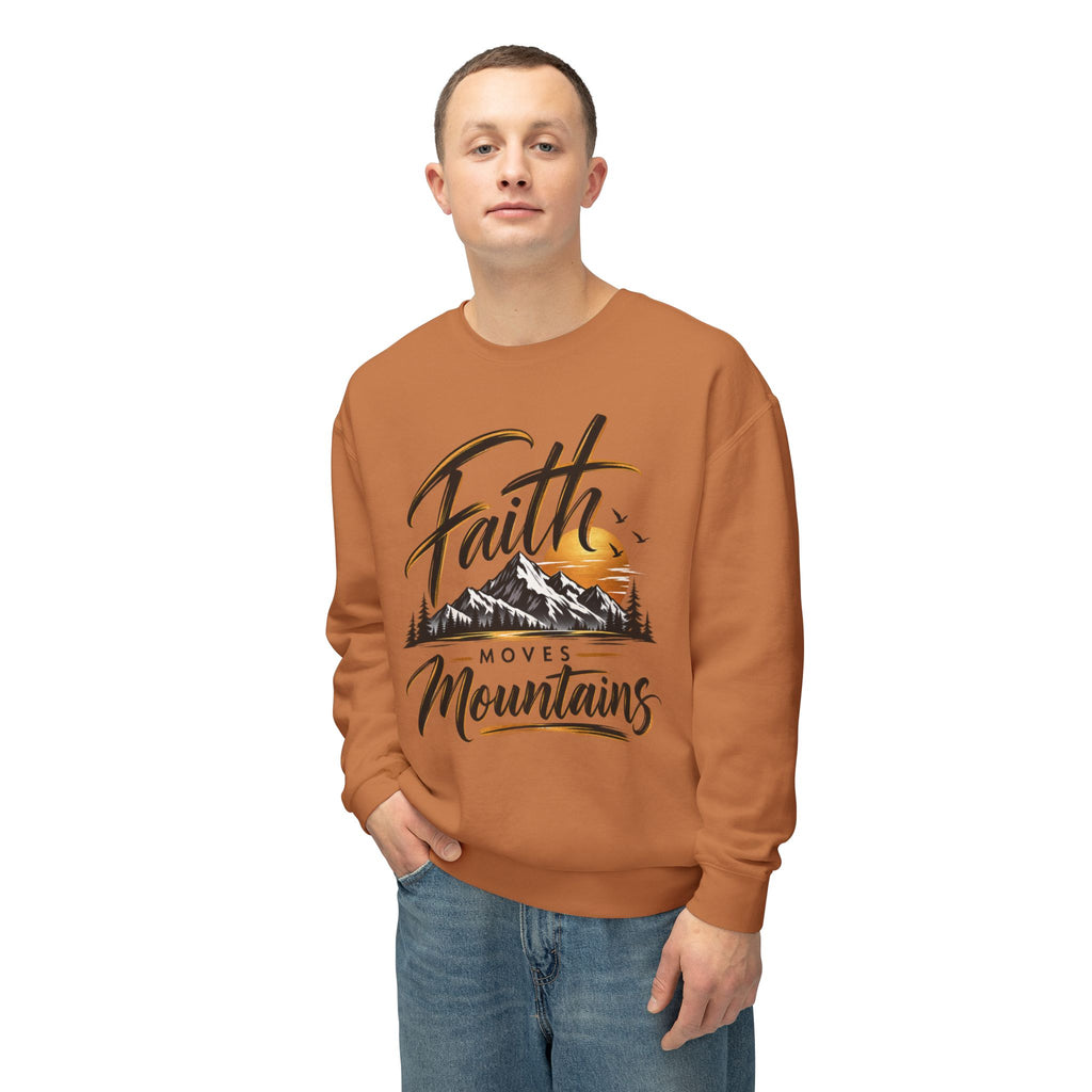 Faith Moves Mountains Crewneck Sweatshirt