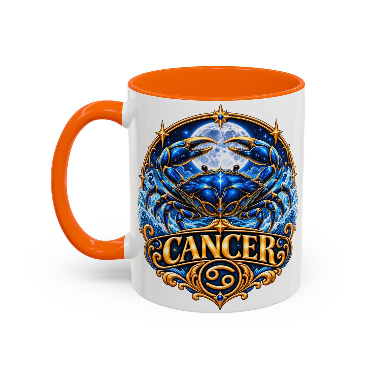 Cancer Zodiac Coffee Mug — Astrology Crab Horoscope Gift (11/15 oz)