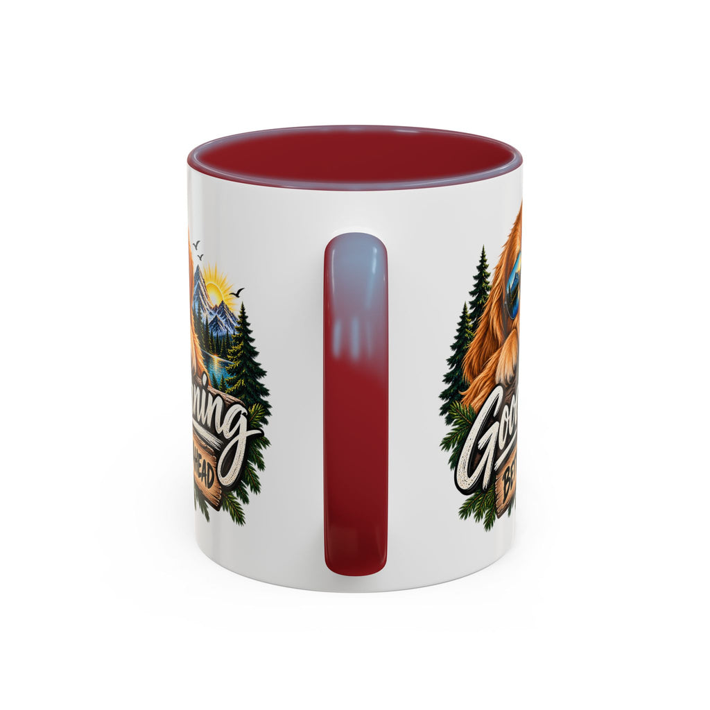 Good Morning Dog Coffee Mug — 'Good Morning, Better Days Ahead' Accent Mug