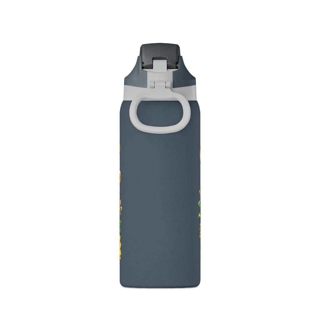 Bee and Sunflower Insulated Water Bottle