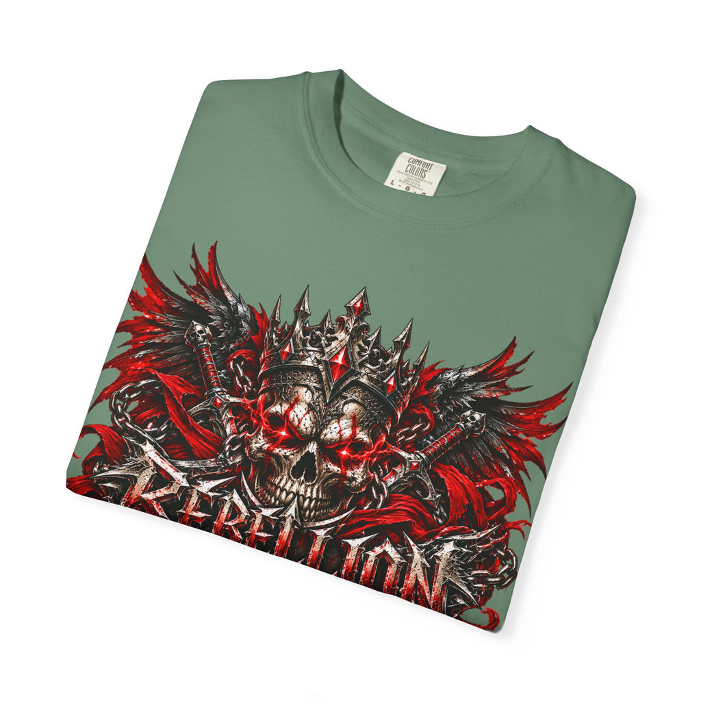 Rebellion Skull Graphic T-Shirt