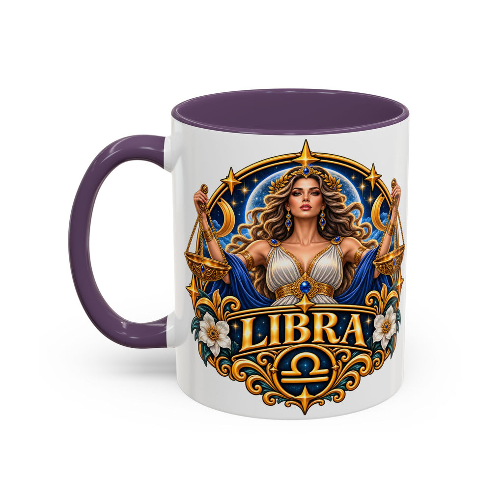 Libra Zodiac Coffee Mug – Elegant Horoscope Astrology Gift (11/15oz)
