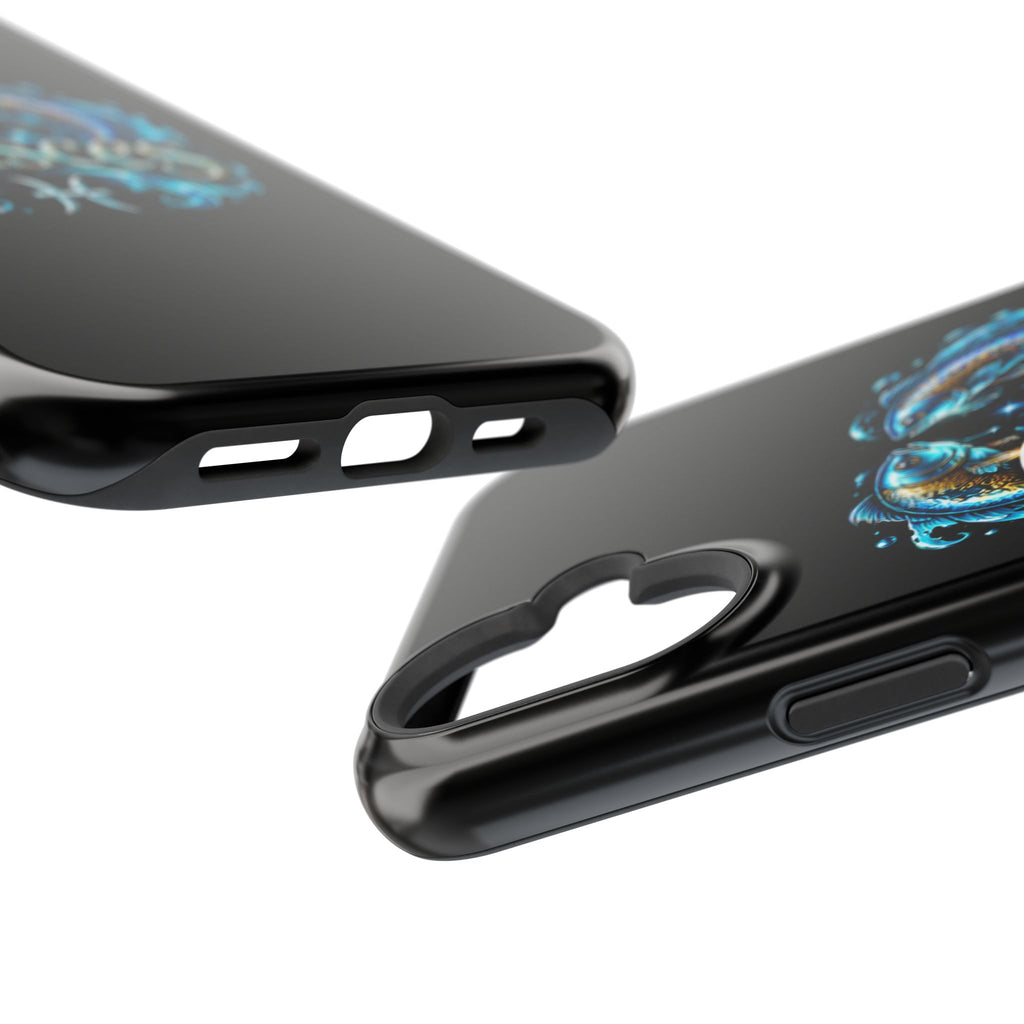 Pisces Magnetic Impact-Resistant Phone Case — Zodiac Fish Astrology Design