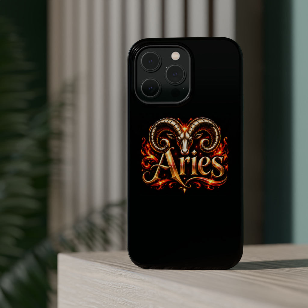 Aries Zodiac Magnetic Impact-Resistant Phone Case
