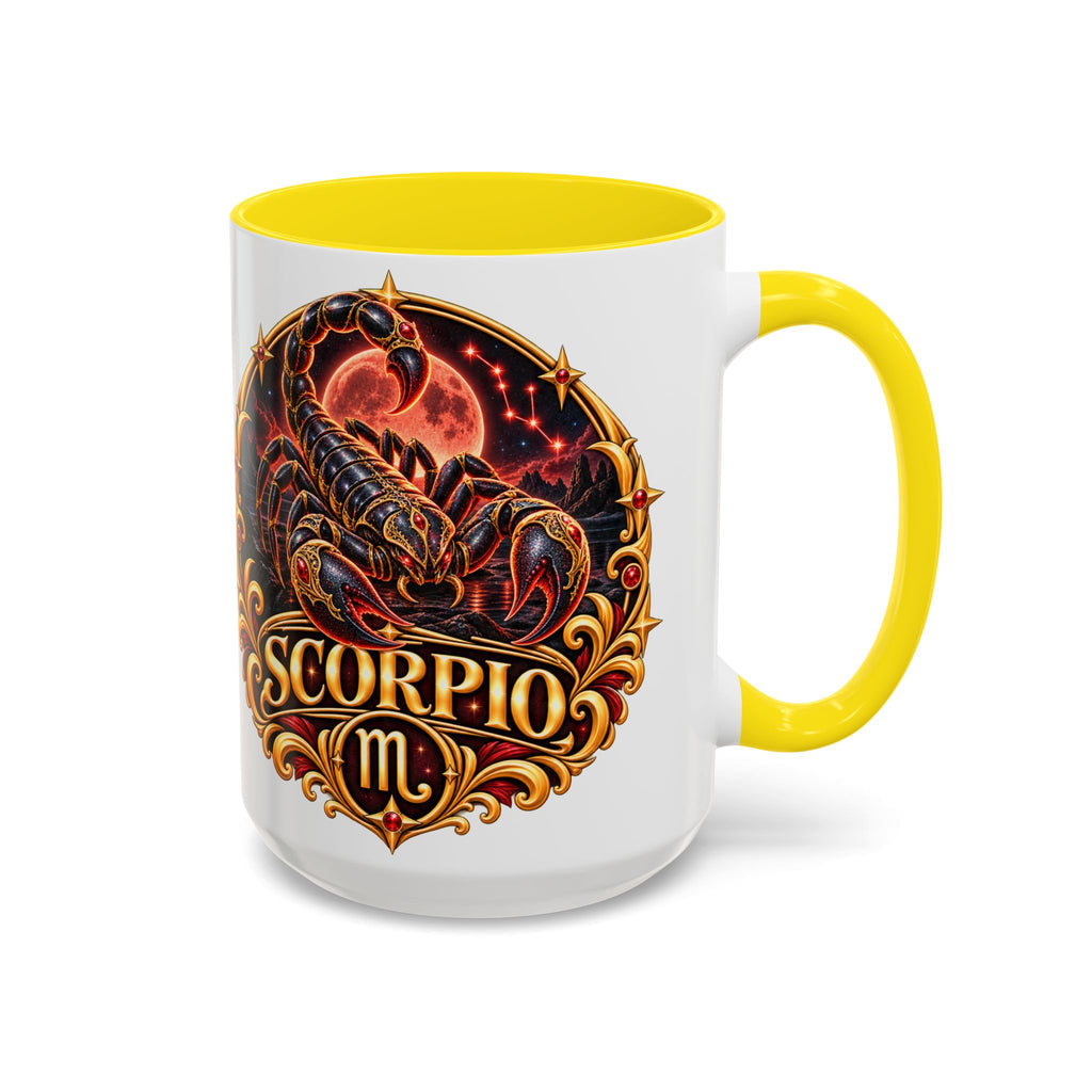 Scorpio Zodiac Coffee Mug — Bold Scorpion Astrology Design (11/15oz)